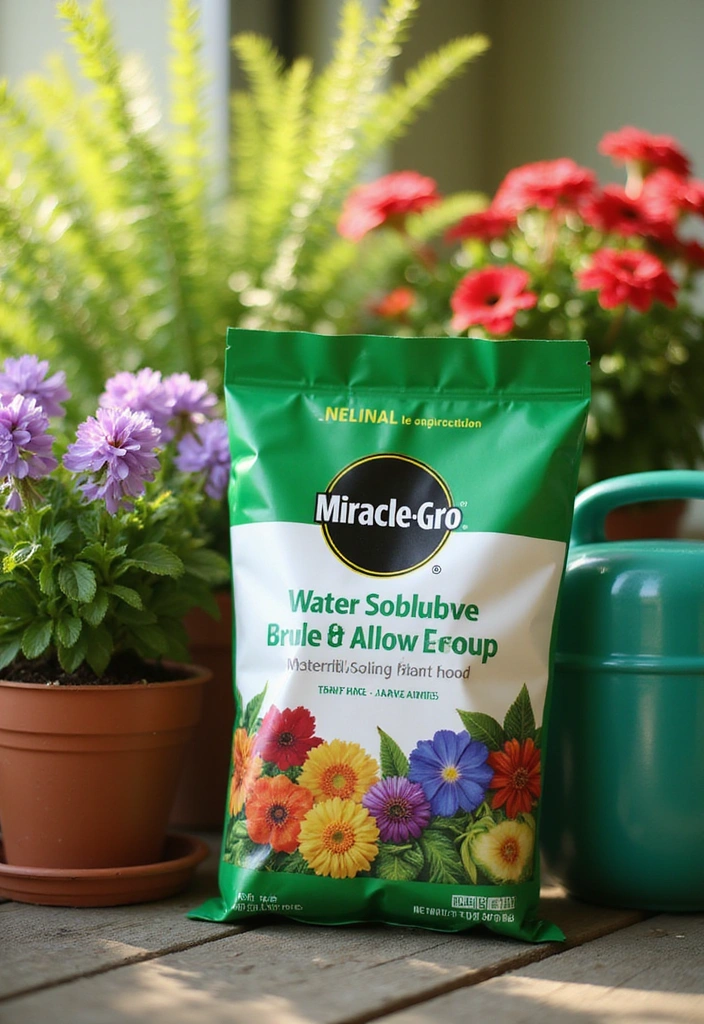 10 Beginner Fertilizers Every New Gardener Should Know About (Number #2 is a Game Changer!) - 1. Miracle-Gro Water Soluble All Purpose Plant Food