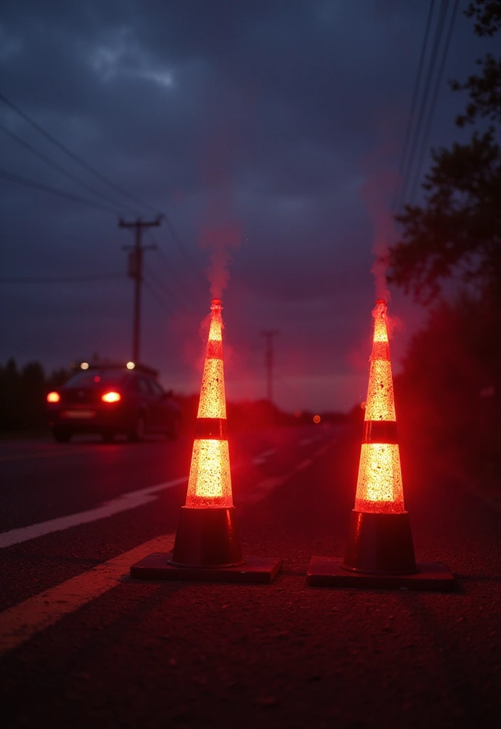 10 Essential Items Your Auto Safety Kit - 5. Roadside Flares: Don't Get Lost in the Darkness!