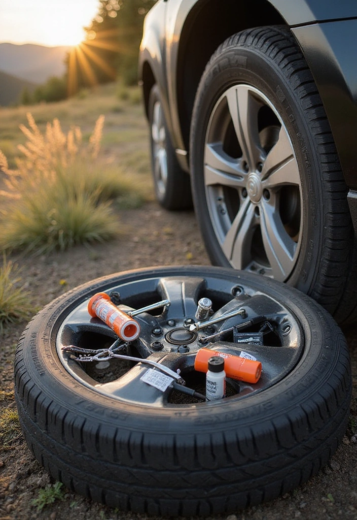 10 Essential Items Your Auto Safety Kit - 8. Tire Repair Kit: Fix it Fast