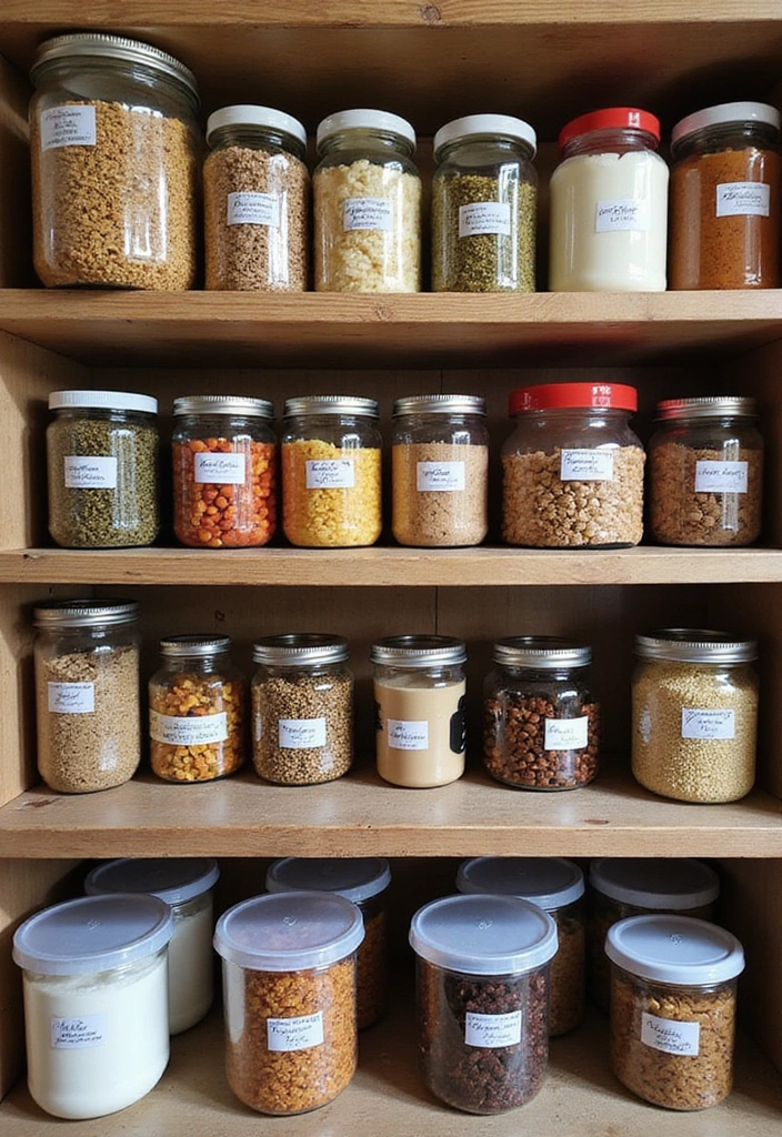 10 Essential Steps to Build Your Ultimate Survival Food Supply (You’ll Thank Yourself Later!) - Step 4: Properly Store Your Supplies