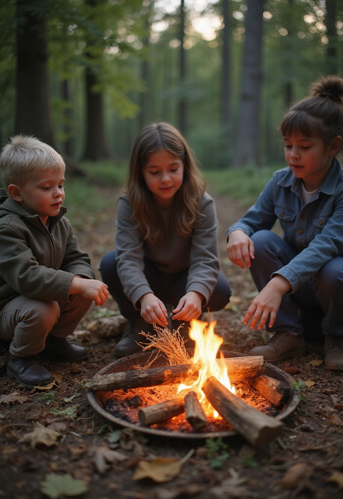 10 Essential Survival Skills Every Kid Should Master (You Won't Believe #6!) - 2. Starting a Fire