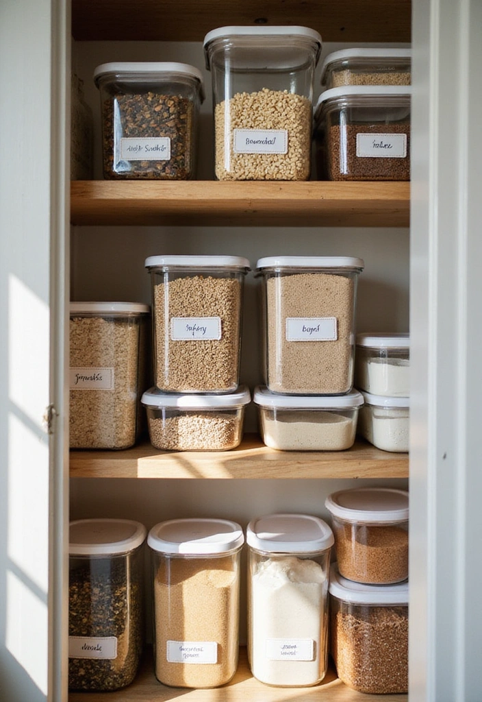 10 Essential Tips for Rotating Your Food Stockpile Like a Pro (You Won't Believe #6!) - 3. Use Clear Containers for Easy Access