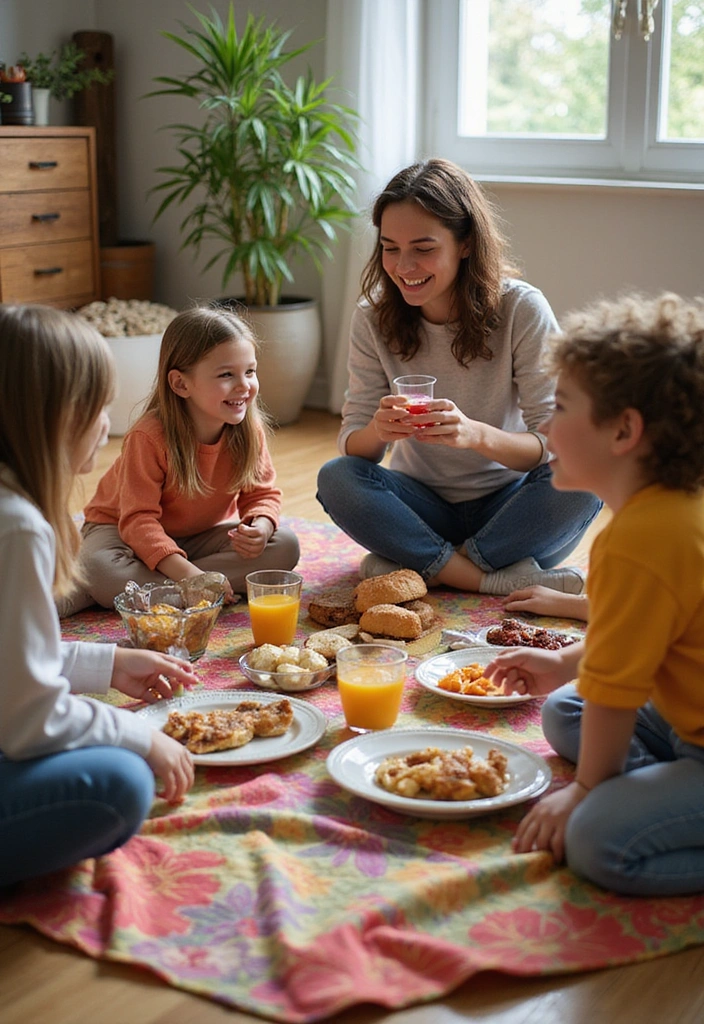 10 Smart Ways to Stay Cool When the Power Goes Out - 7. Host a Cool Indoor Picnic