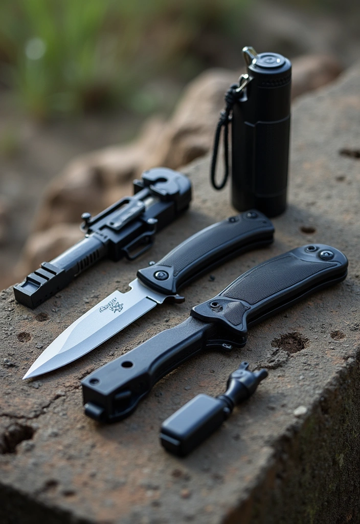 14 Bug Out Bag Essentials Every Prepper Should Pack (Tip #11 Will Surprise You!) - 10. Personal Protection Gear