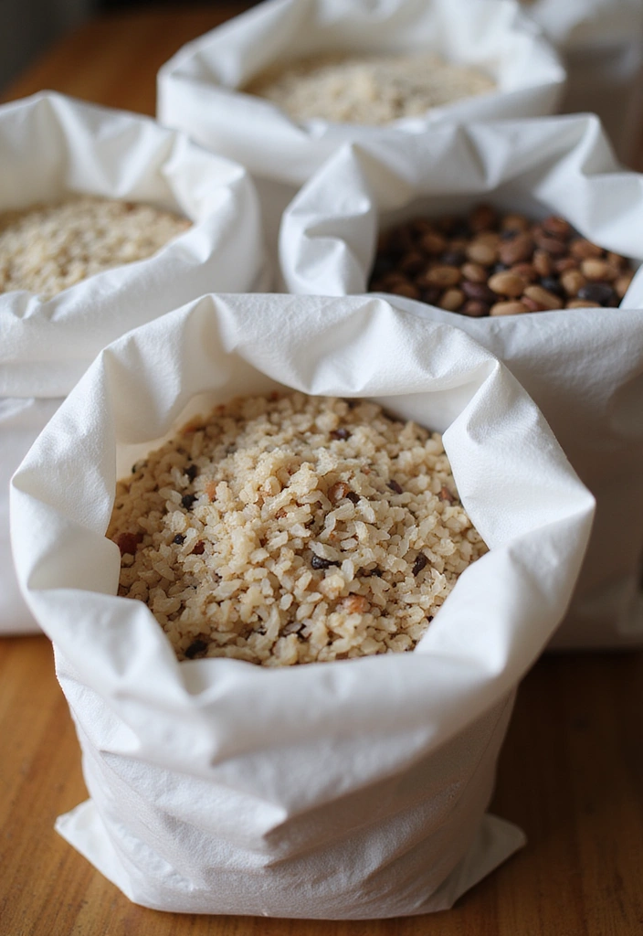 14 DIY Methods for Storing Rice and Beans - 1. Mylar Bags with Oxygen Absorbers