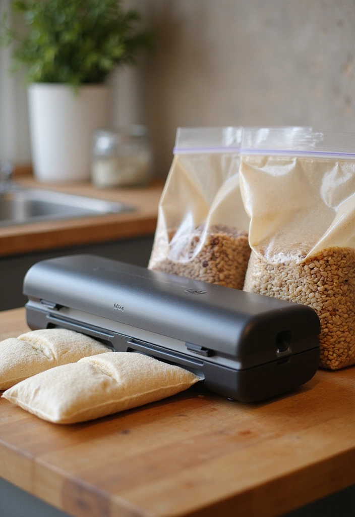 14 DIY Methods for Storing Rice and Beans - 3. Vacuum-Sealed Bags