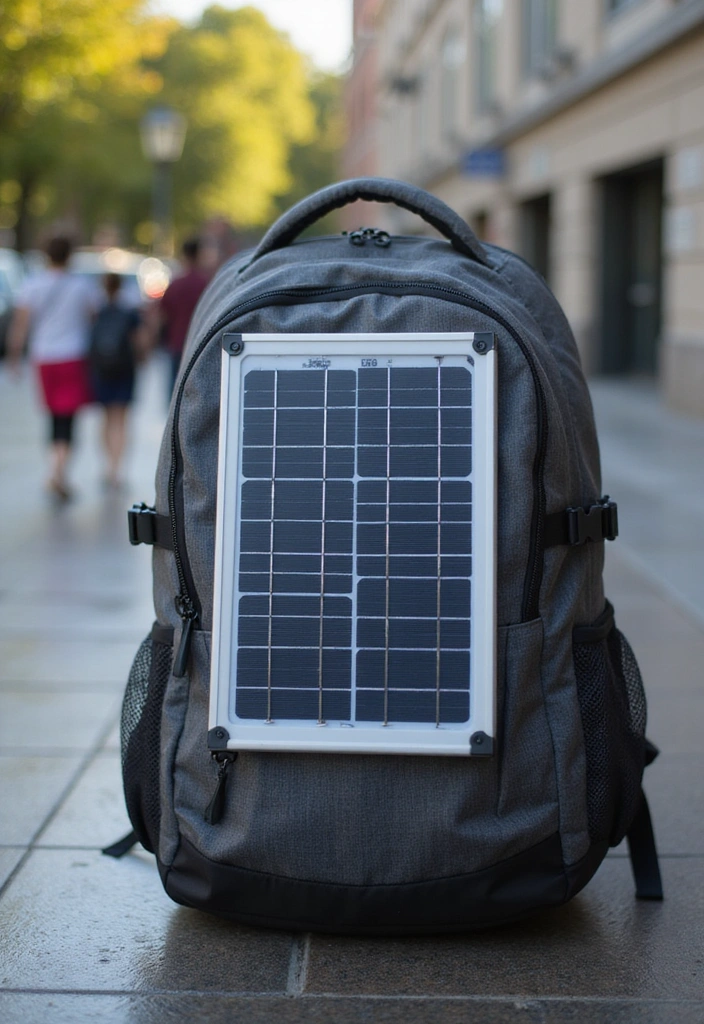14 Easy DIY Solar Phone Chargers for Emergencies (Save Money and Stay Connected!) - 4. The Backpack Solar Charger