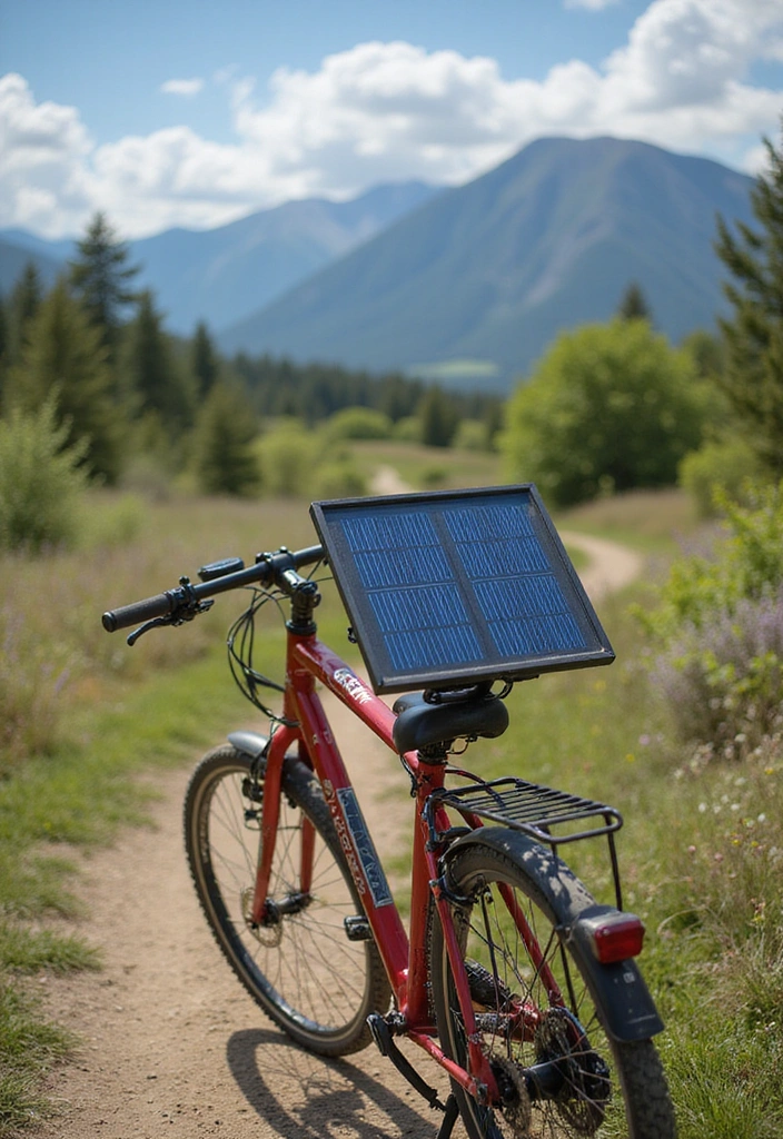 14 Easy DIY Solar Phone Chargers for Emergencies (Save Money and Stay Connected!) - 6. The Bike Solar Charger