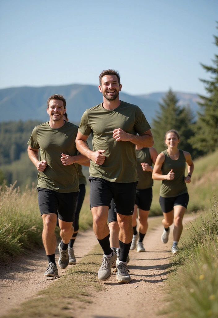 14 Group Military Fitness Workouts That Will Strengthen Your Bond - 4. Military-Style Runs