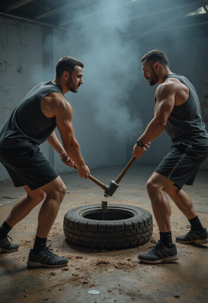 14 Group Military Fitness Workouts That Will Strengthen Your Bond - 7. Sledgehammer Workouts