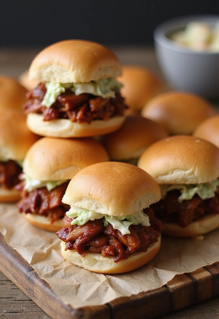 15 Mouthwatering Memorial Day BBQ Recipes That Will Steal the Show! - 3. BBQ Pulled Pork Sliders