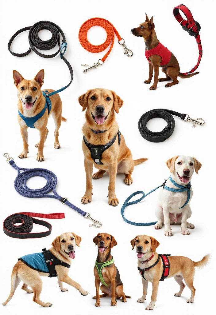 15 Survival Gear Essentials for Pets That Every Owner Should Have (Warning: #8 is a Game Changer!) - 4. Leashes and Harnesses