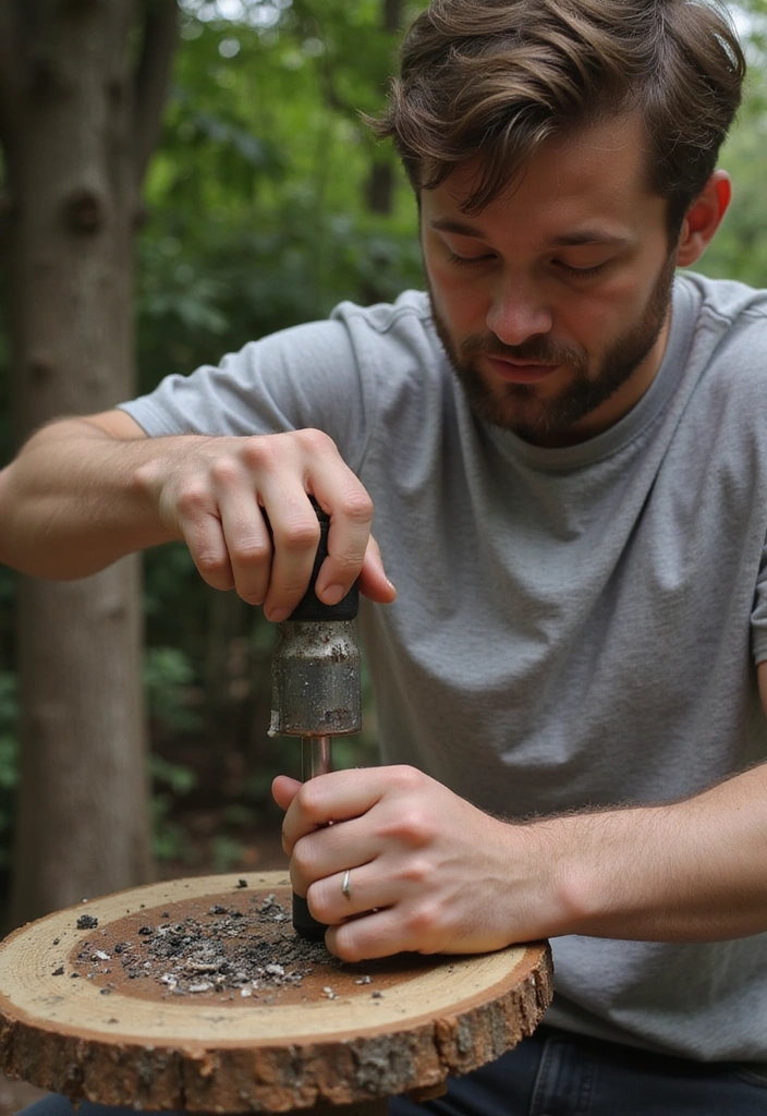 16 Fire Starting Techniques You Didn’t Know Existed (And #4 is Pure Genius!) - 15. The Hand Drill Technique