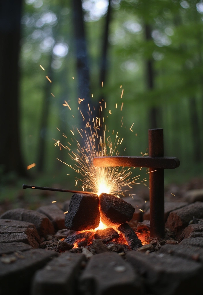 16 Fire Starting Techniques You Didn’t Know Existed (And #4 is Pure Genius!) - 2. The Flint and Steel Technique