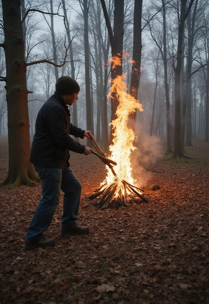 16 Fire Starting Techniques You Didn’t Know Existed (And #4 is Pure Genius!) - 7. The Fire Plough Technique