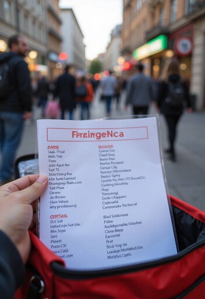 16 Must-Have Items for Your First Aid Kit That Could Save a Life (You’ll Be Surprised by #8!) - 11. Emergency Contact Information