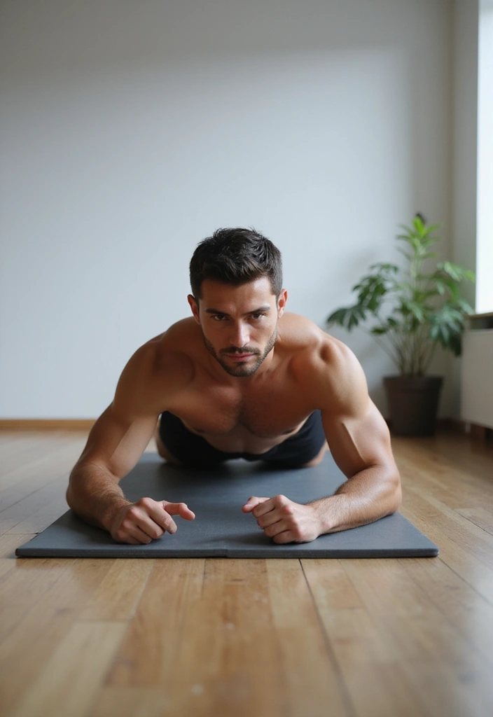 18 Bodyweight Military Fitness Exercises You Can Do Anywhere (Warning: #9 Will Test Your Limits!) - 3. Plank: The Ultimate Core Stabilizer