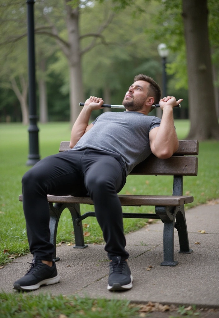 18 Bodyweight Military Fitness Exercises You Can Do Anywhere (Warning: #9 Will Test Your Limits!) - 8. Tricep Dips: Strengthening the Upper Arms