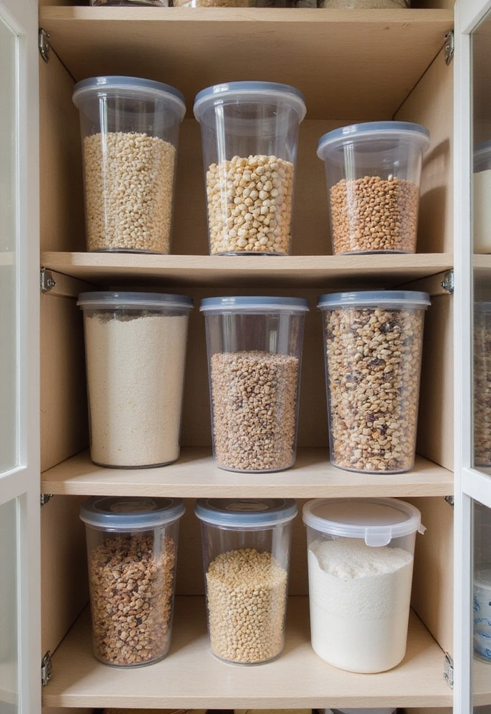 18 Genius Ways to Organize Your Pantry with Mylar Bags for Long-Term Food Preservation (You Won't Believe #12!) - 13. Use Air-Tight Containers for Mylar Bags