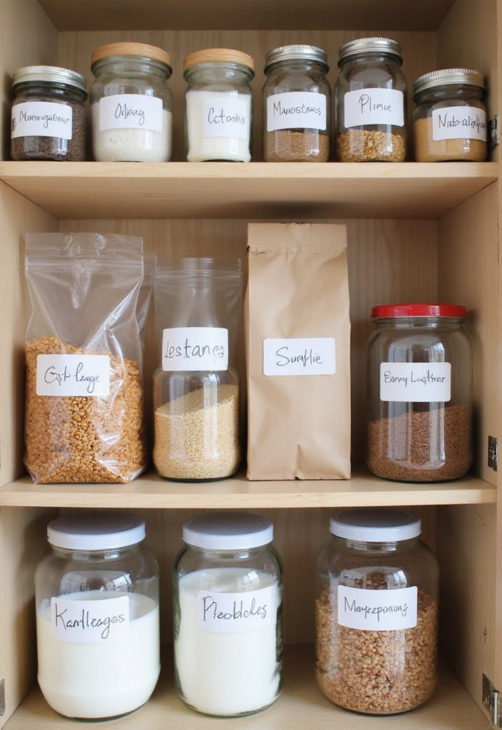 18 Genius Ways to Organize Your Pantry with Mylar Bags for Long-Term Food Preservation (You Won't Believe #12!) - 4. Efficiently Organize Baking Supplies