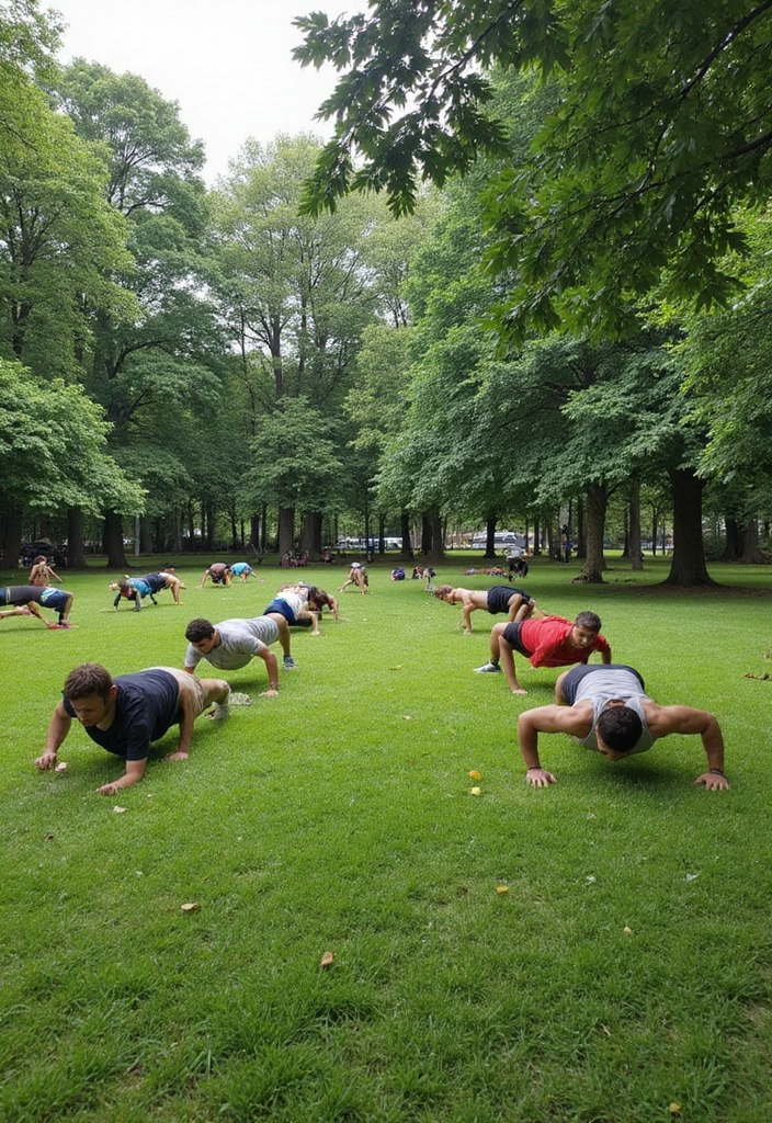 19 Outdoor Military Fitness Workouts That Will Make You Love Nature Again (#6 Is a Must-Try!) - 4. Park Calisthenics