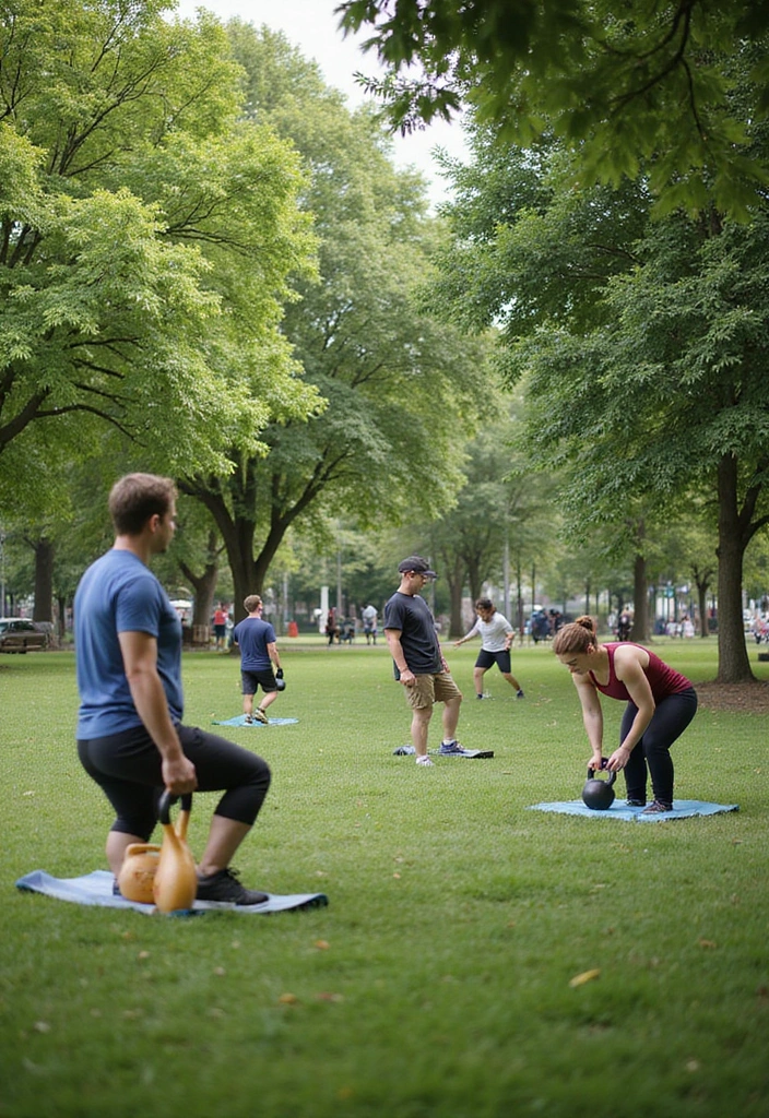 19 Outdoor Military Fitness Workouts That Will Make You Love Nature Again (#6 Is a Must-Try!) - 8. Kettlebell Workouts in the Park