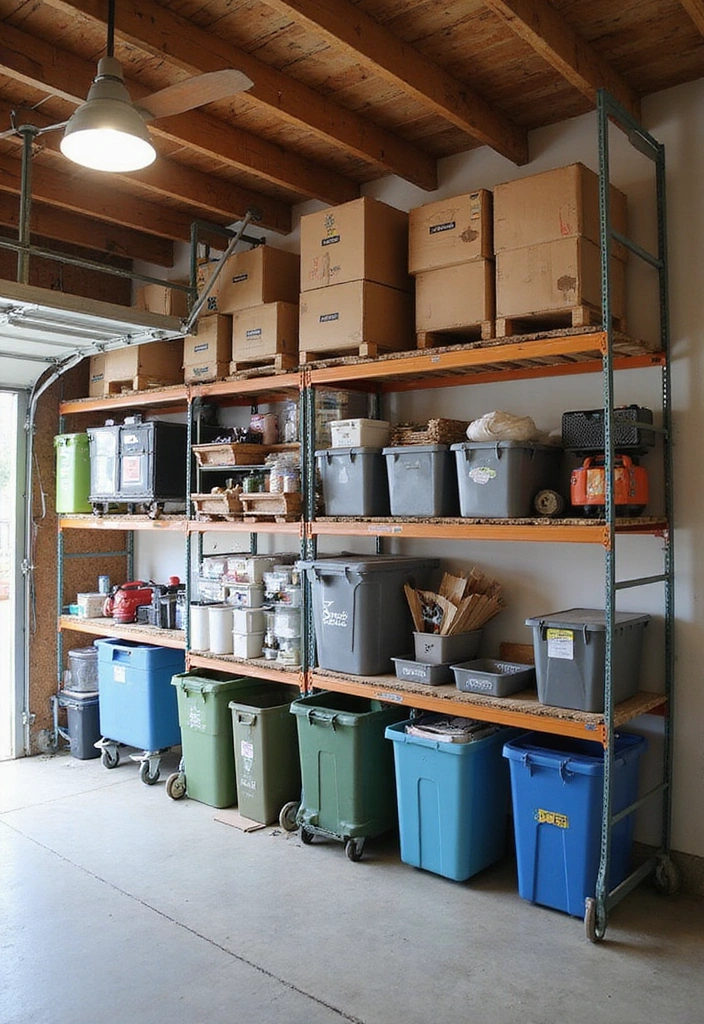 20 Genius Garage Shelving Systems That'll Turn Your Chaos into Order - 6. Overhead Storage Racks