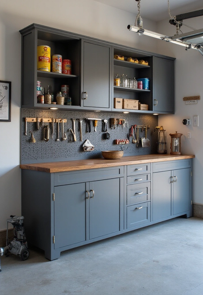 20 Genius Garage Shelving Systems That'll Turn Your Chaos into Order - 8. Built-In Garage Cabinets