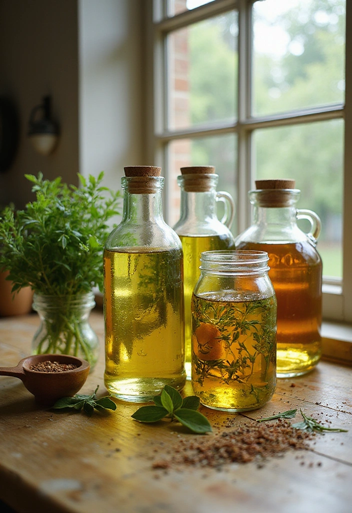 21 Step-by-Step Preserving Techniques That Will Transform Your Garden Harvest! - 9. Herb Infusing