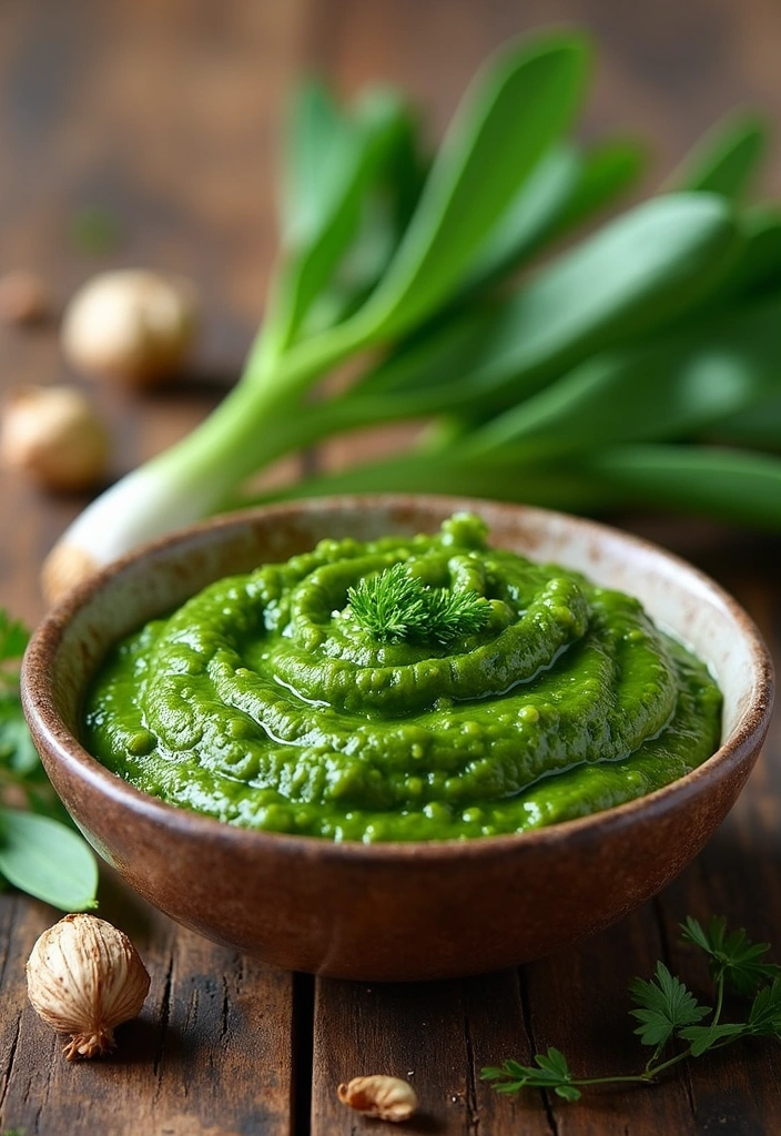 25 Delicious Foraging Recipes You Can Make With Just a Basket and a Little Adventure! - 1. Wild Garlic Pesto