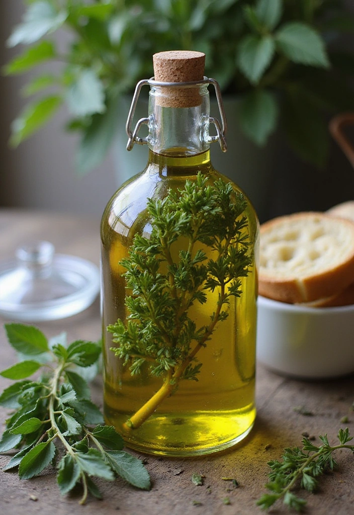 25 Delicious Foraging Recipes You Can Make With Just a Basket and a Little Adventure! - 20. Herb-Infused Olive Oil