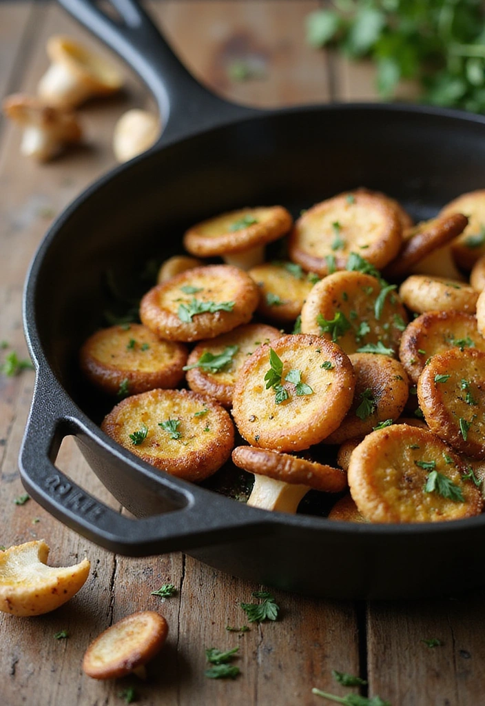 25 Delicious Foraging Recipes You Can Make With Just a Basket and a Little Adventure! - 3. Fried Chanterelle Mushrooms