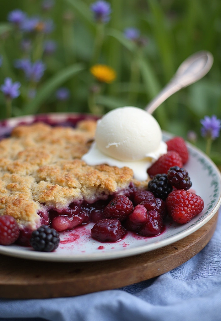 25 Delicious Foraging Recipes You Can Make With Just a Basket and a Little Adventure! - 5. Berry Crumble