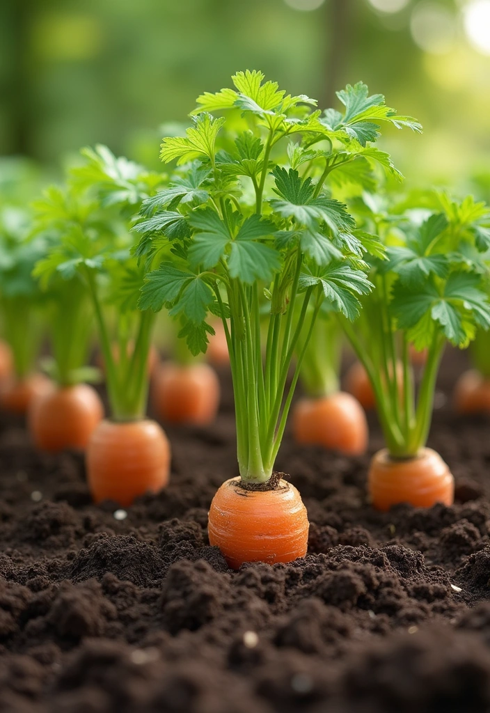 8 Vegetables That Get a Boost from Crushed Egg Shells (Harvest More This Season!) - 5. Carrots: Rooting for Better Growth