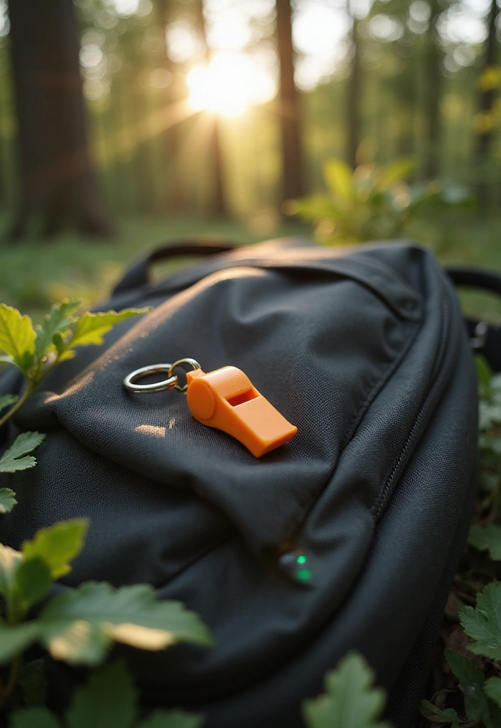 Top 20 Essential Items for Your 72 Hour Survival Kit (Prepare for Anything!) - 13. Whistle