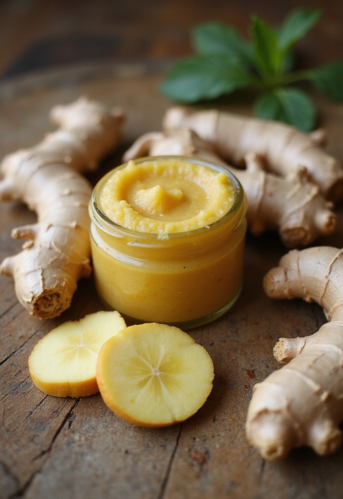 10 DIY Salves for Minor Cuts and Burns That Will Change Your First Aid Game Forever! - 7. Ginger Root Salve for Pain Relief
